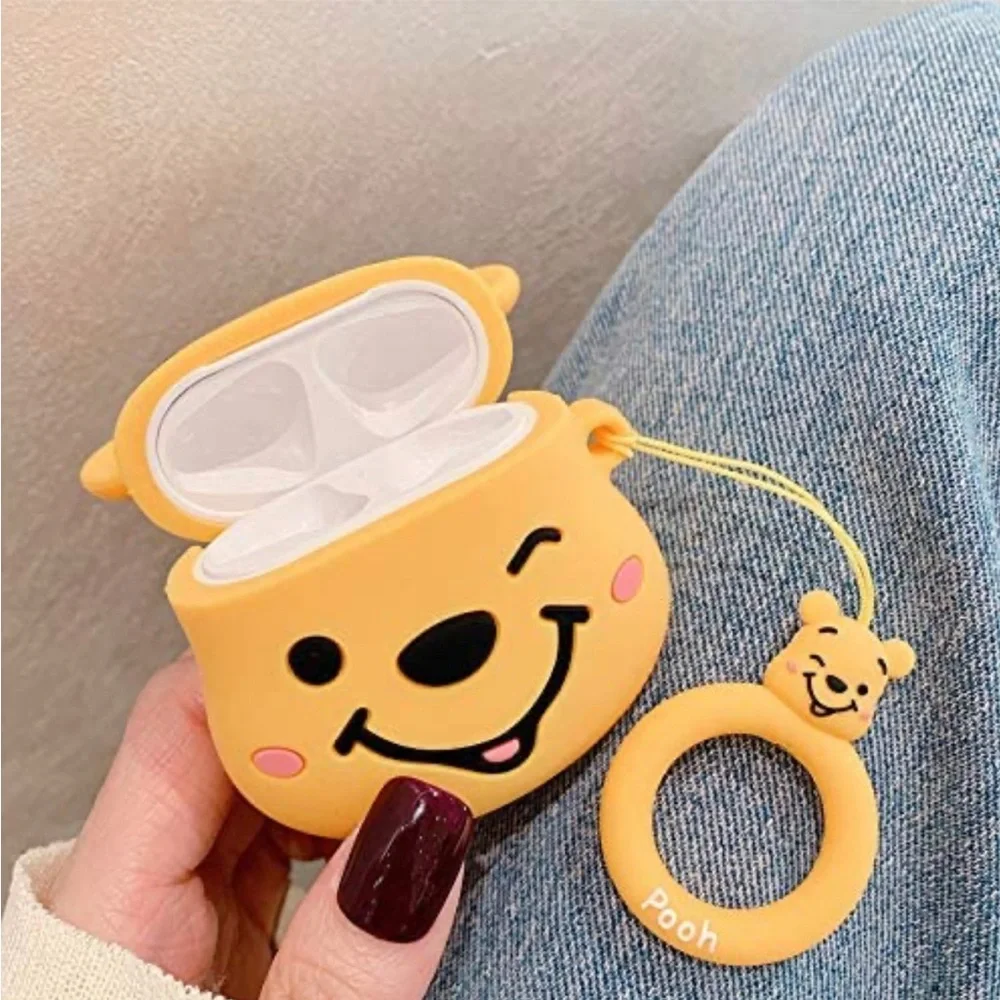 Cocomii 3D AirPods Case - 3D Cartoon - Slim - Lightweight - Matte - Keychain Rin